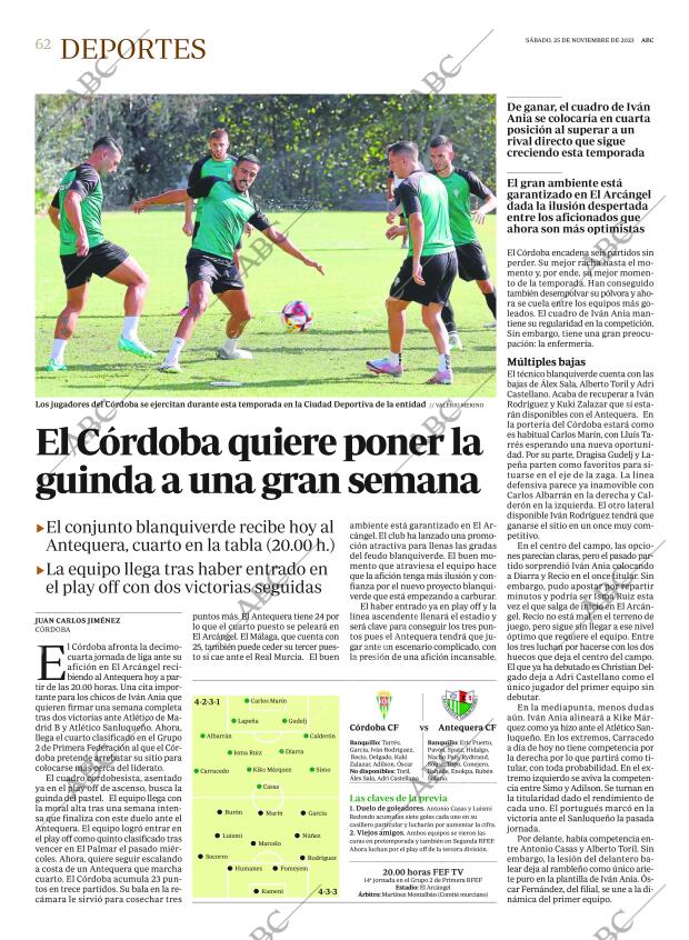 ABC CORDOBA 25-11-2023 página 62