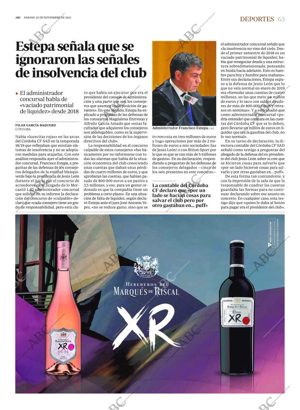 ABC CORDOBA 25-11-2023 página 63