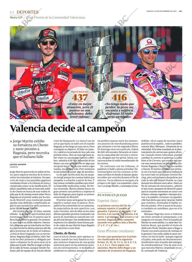 ABC CORDOBA 25-11-2023 página 64