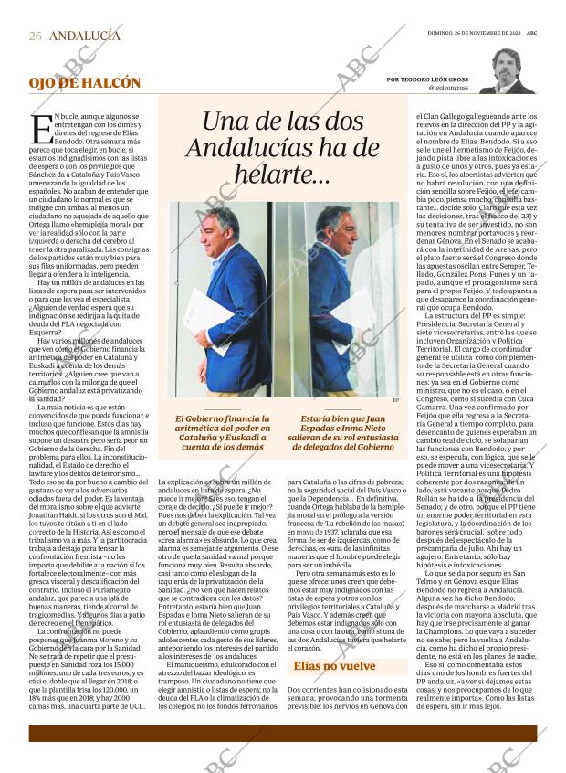 ABC CORDOBA 26-11-2023 página 26