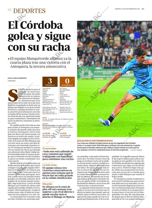 ABC CORDOBA 26-11-2023 página 62