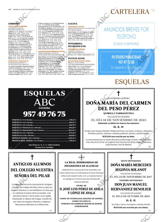 ABC CORDOBA 26-11-2023 página 71
