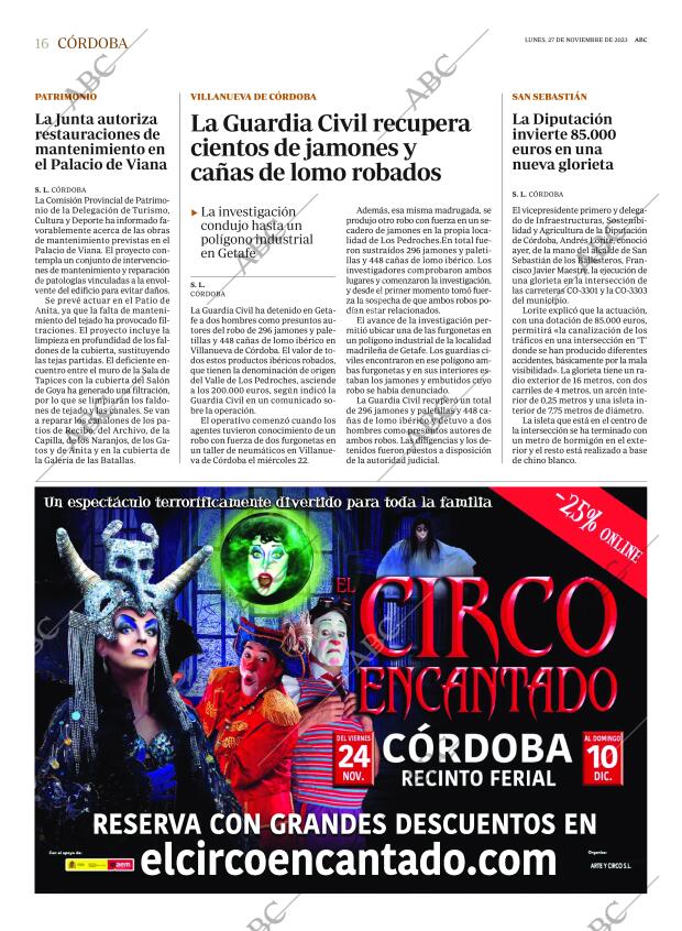 ABC CORDOBA 27-11-2023 página 16