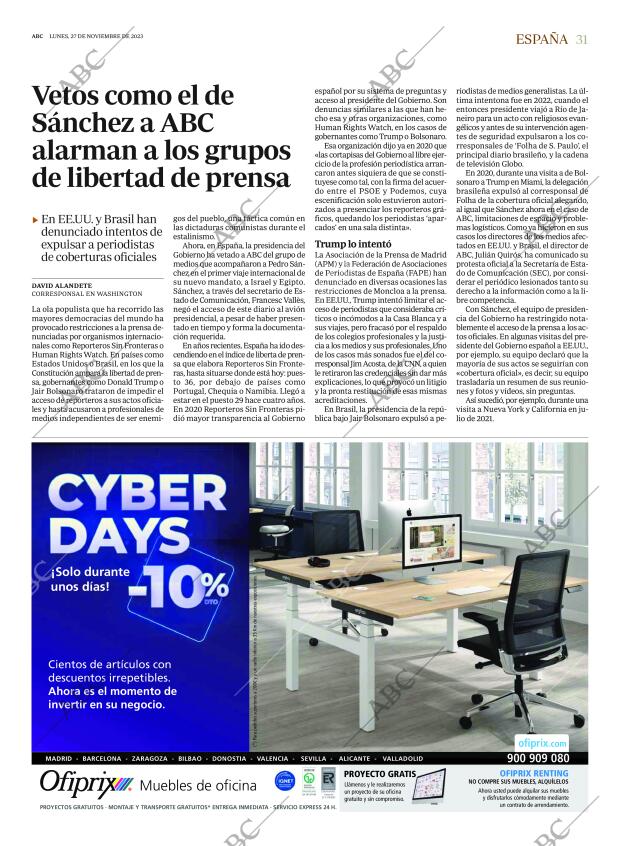 ABC CORDOBA 27-11-2023 página 31