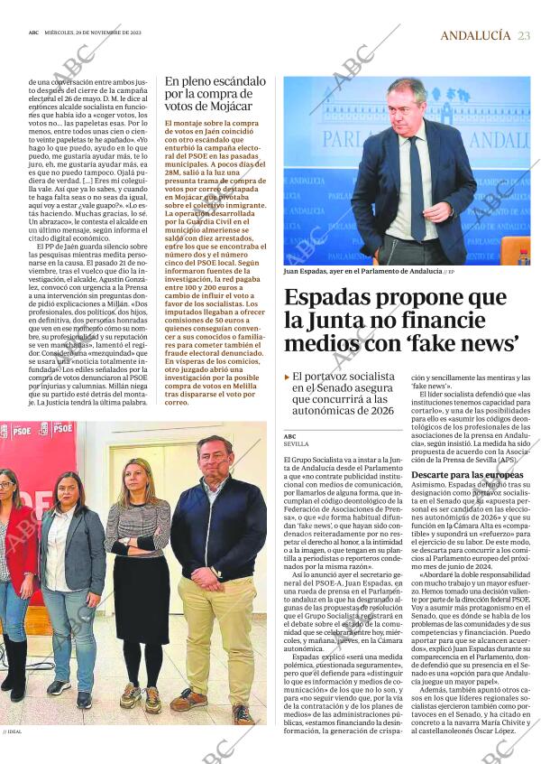 ABC CORDOBA 29-11-2023 página 23