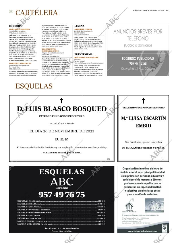 ABC CORDOBA 29-11-2023 página 50