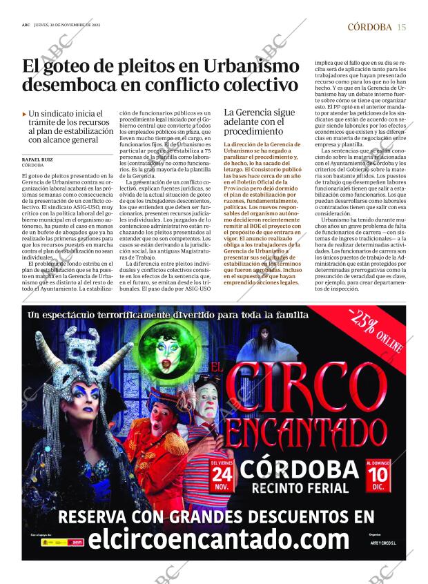 ABC CORDOBA 30-11-2023 página 15