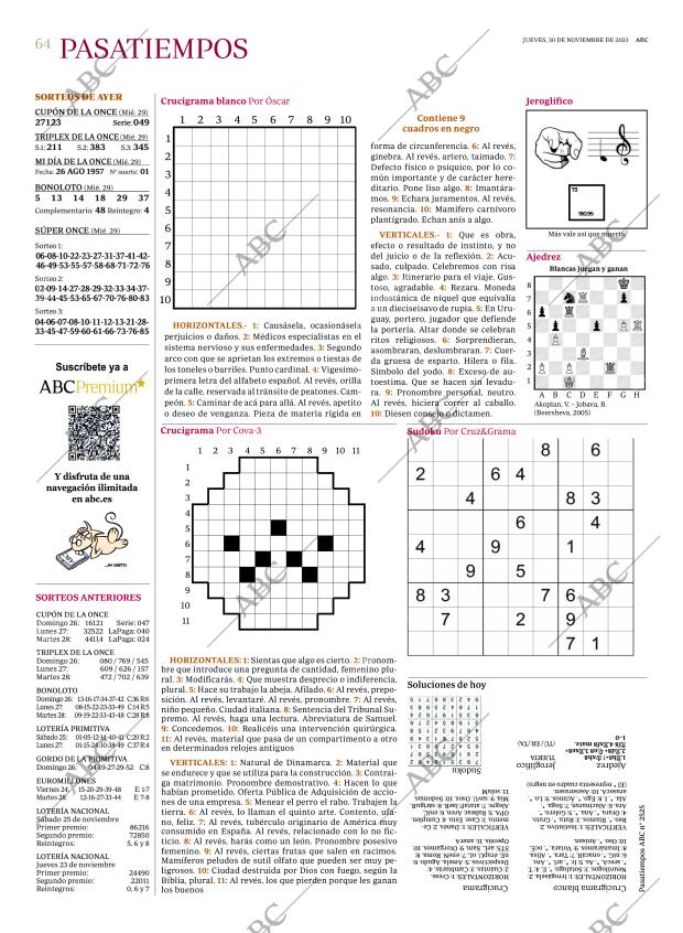 ABC CORDOBA 30-11-2023 página 64