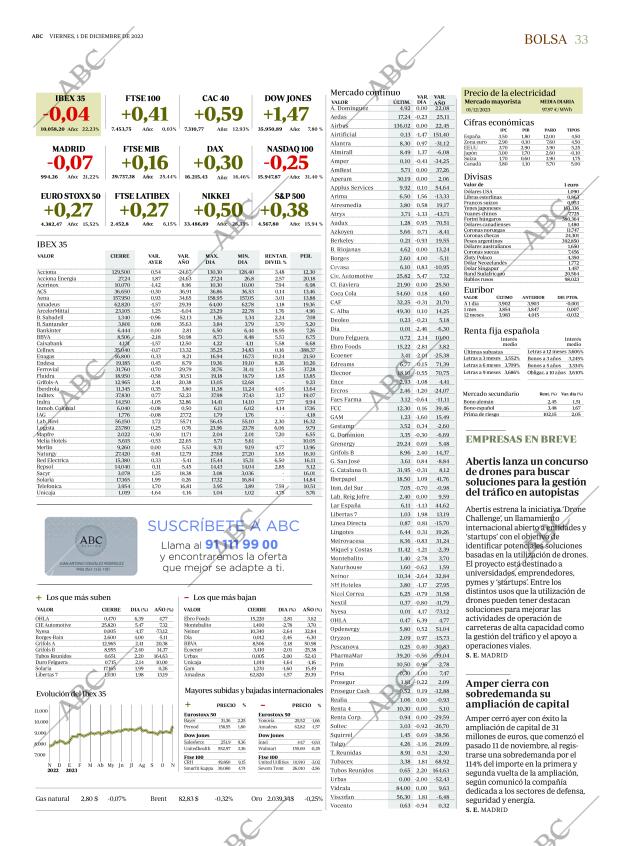 ABC MADRID 01-12-2023 página 33
