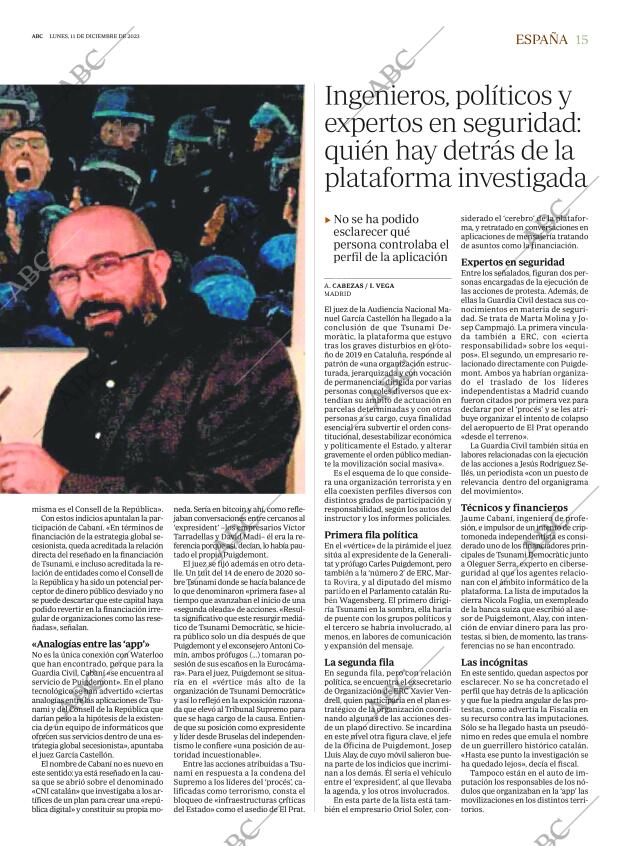 ABC MADRID 11-12-2023 página 15
