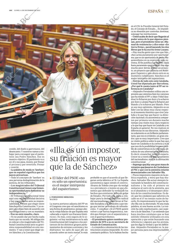 ABC MADRID 11-12-2023 página 17