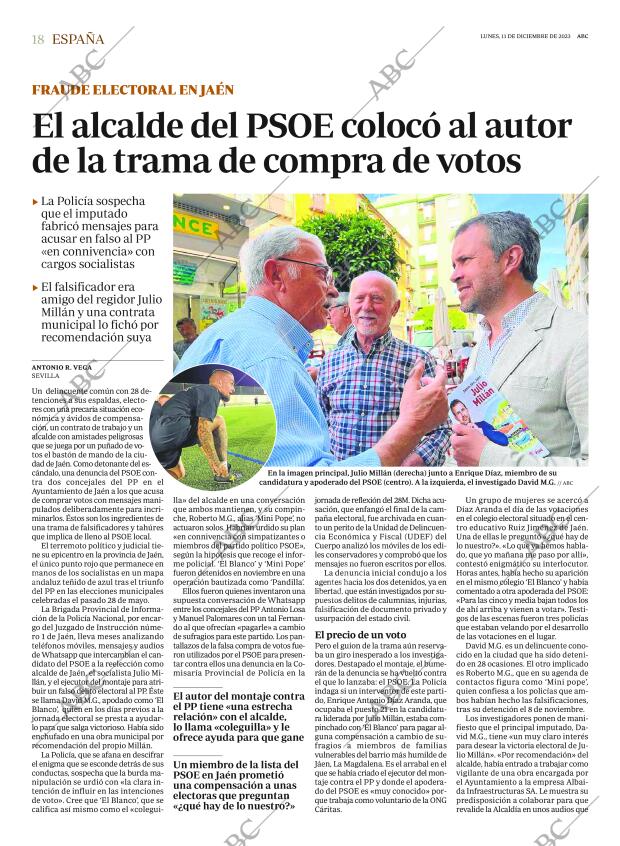 ABC MADRID 11-12-2023 página 18