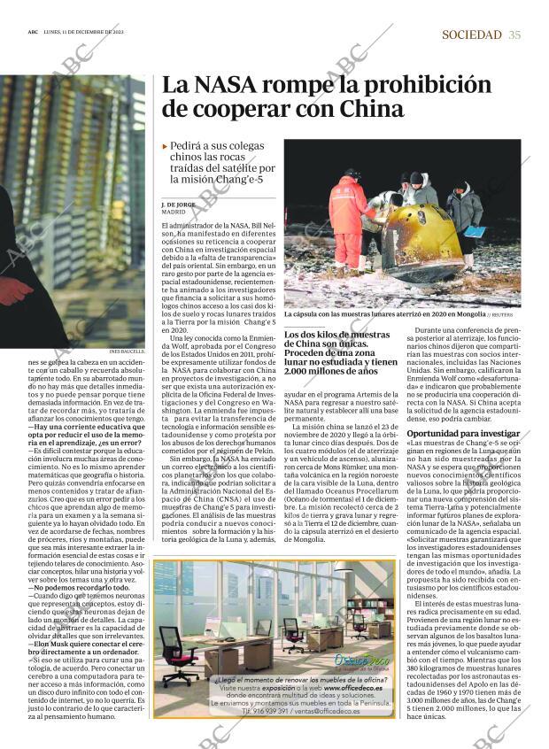 ABC MADRID 11-12-2023 página 35