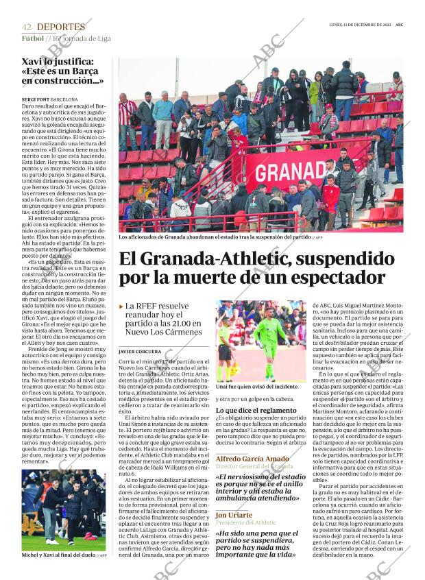 ABC MADRID 11-12-2023 página 42
