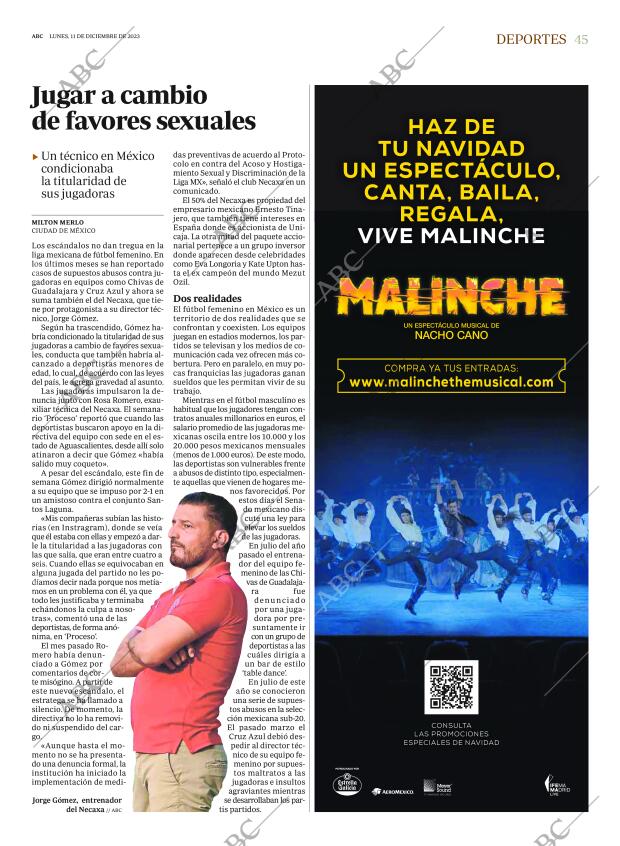 ABC MADRID 11-12-2023 página 45
