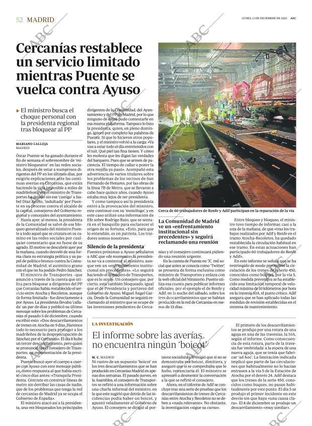 ABC MADRID 11-12-2023 página 52