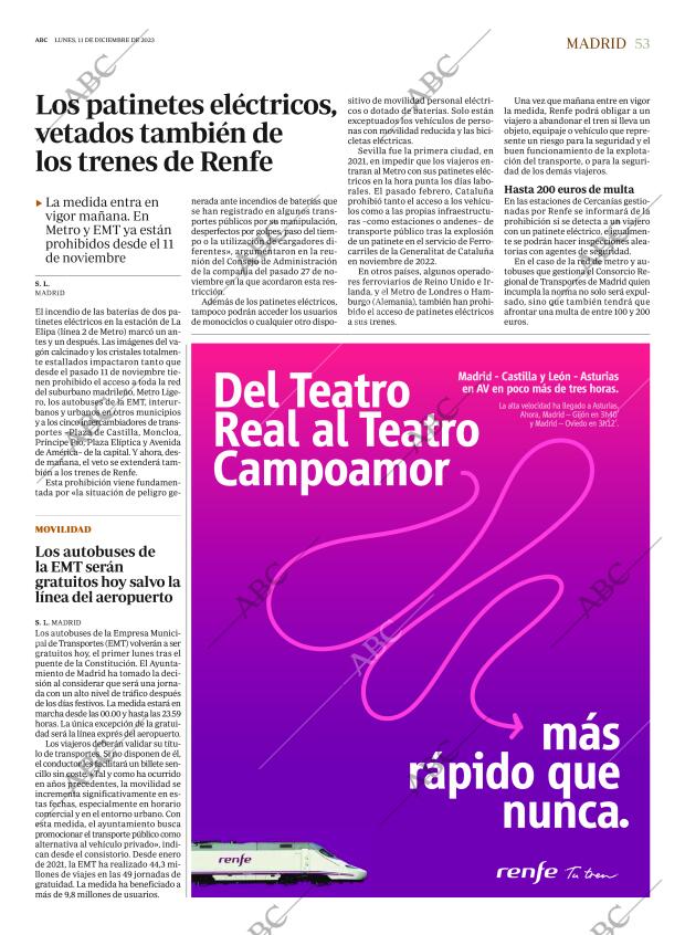 ABC MADRID 11-12-2023 página 53