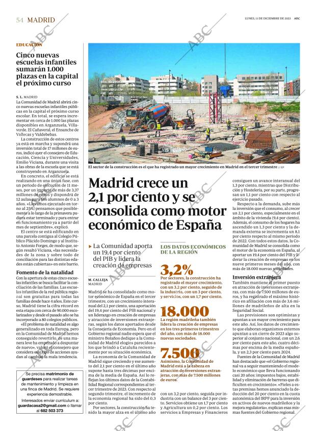 ABC MADRID 11-12-2023 página 54