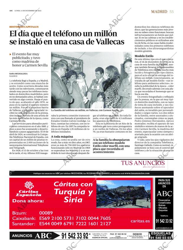 ABC MADRID 11-12-2023 página 55