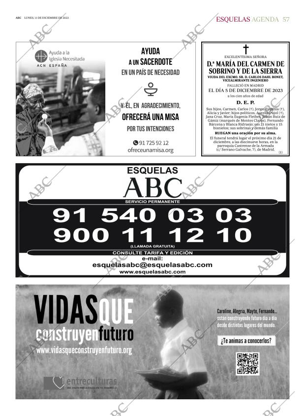 ABC MADRID 11-12-2023 página 57