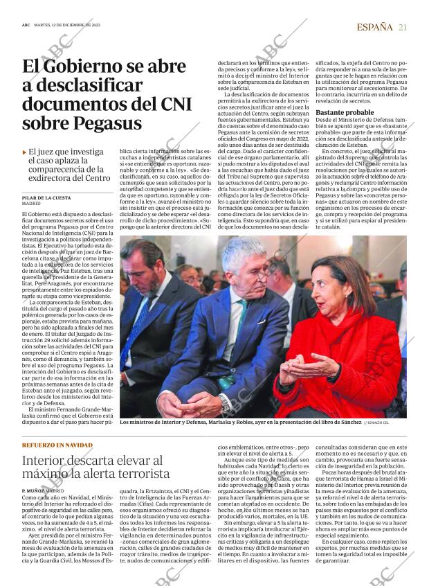 ABC MADRID 12-12-2023 página 21