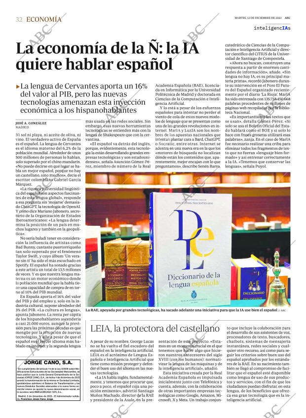 ABC MADRID 12-12-2023 página 32