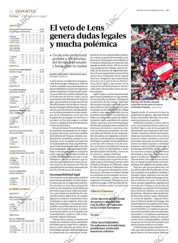 ABC MADRID 12-12-2023 página 44