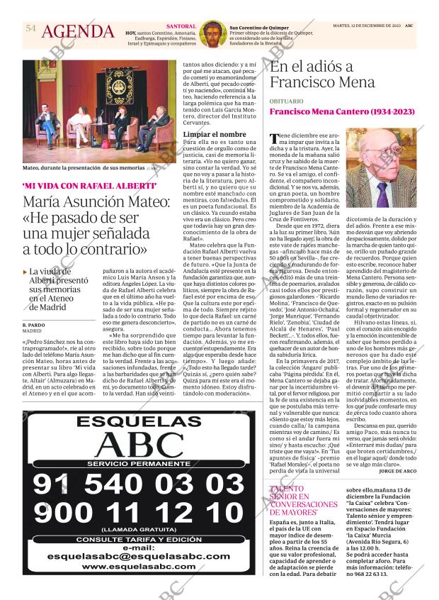 ABC MADRID 12-12-2023 página 54
