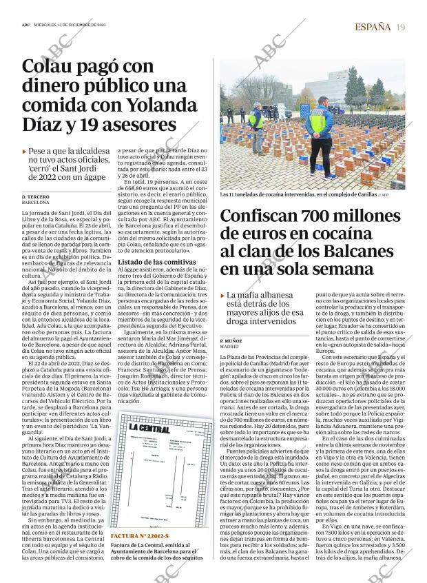 ABC MADRID 13-12-2023 página 19