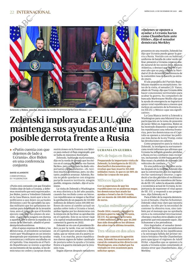 ABC MADRID 13-12-2023 página 22