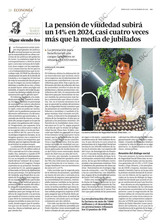 ABC MADRID 13-12-2023 página 28