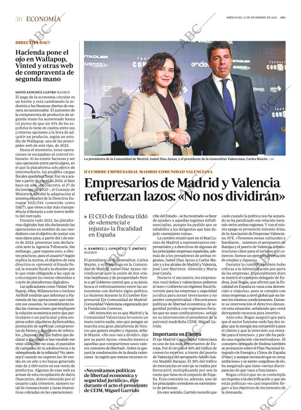 ABC MADRID 13-12-2023 página 30