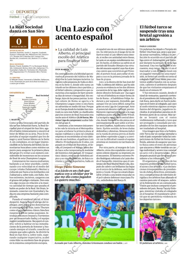 ABC MADRID 13-12-2023 página 42