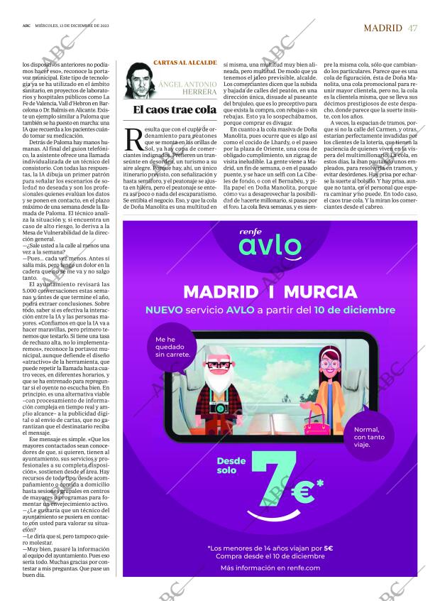 ABC MADRID 13-12-2023 página 47