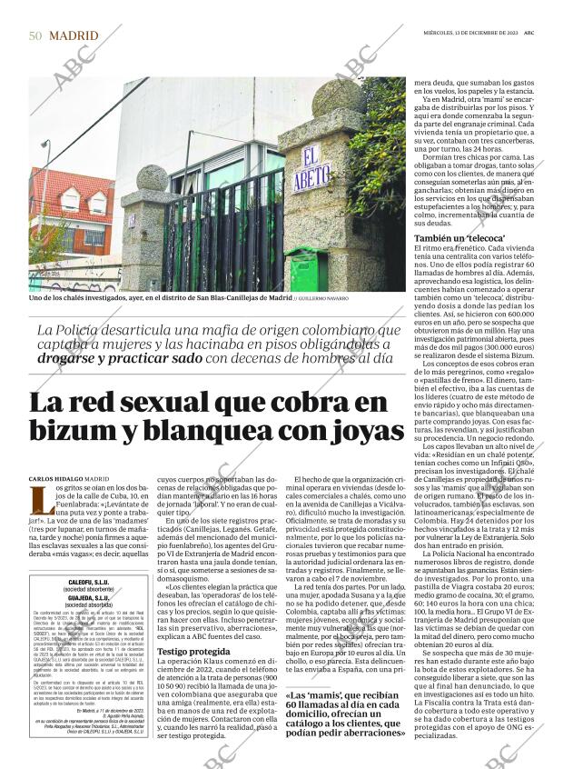 ABC MADRID 13-12-2023 página 50