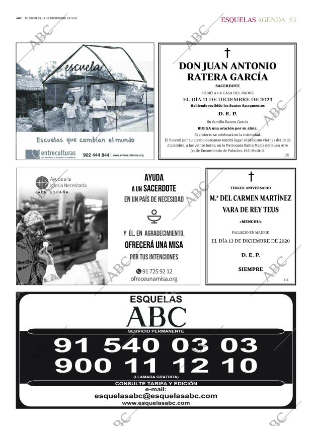ABC MADRID 13-12-2023 página 53