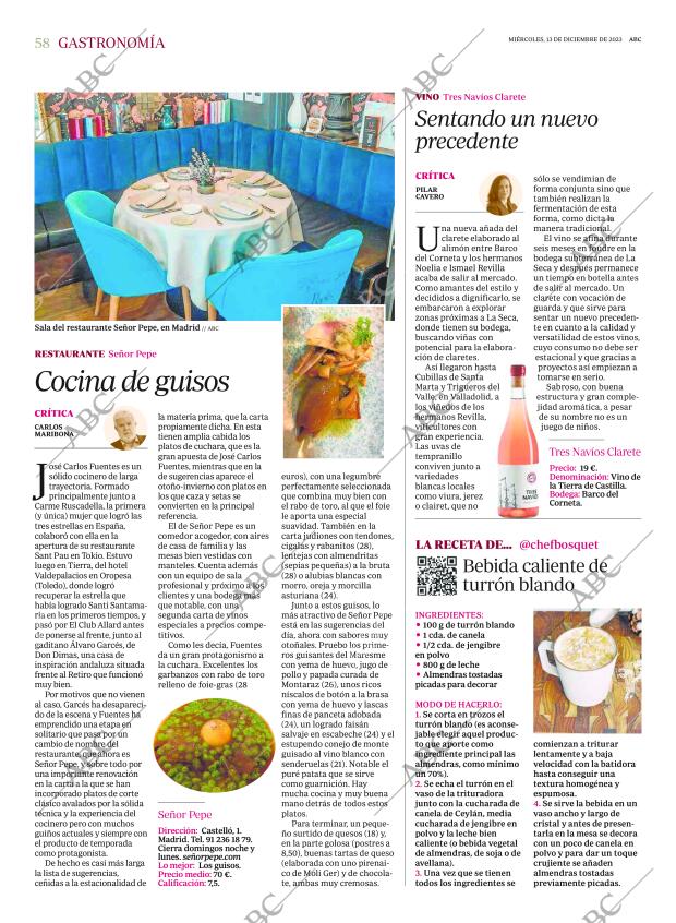 ABC MADRID 13-12-2023 página 58