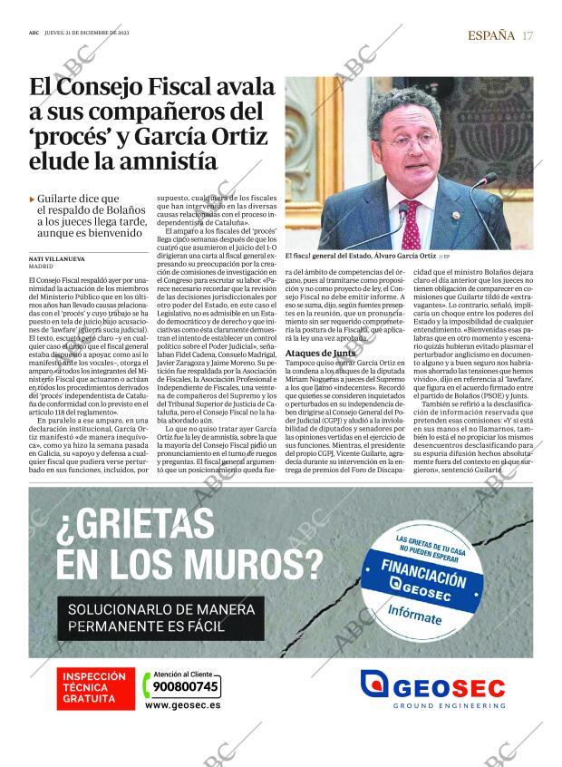 ABC MADRID 21-12-2023 página 17