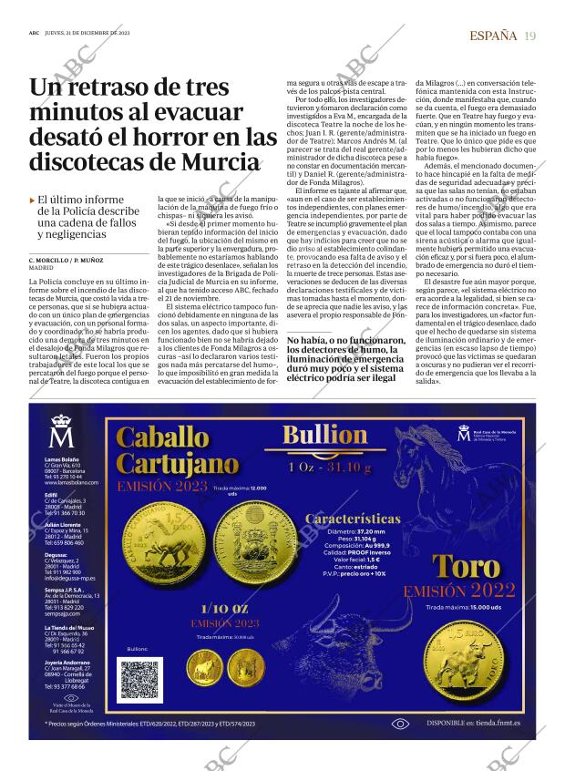 ABC MADRID 21-12-2023 página 19