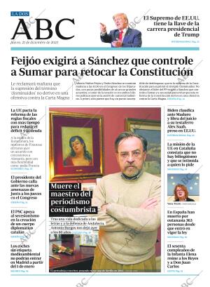 ABC MADRID 21-12-2023 página 2