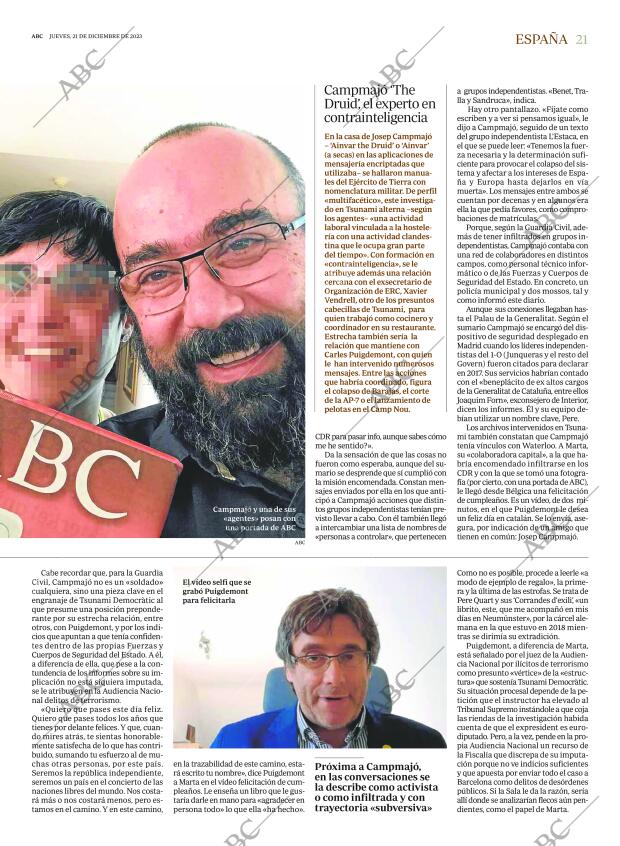 ABC MADRID 21-12-2023 página 21