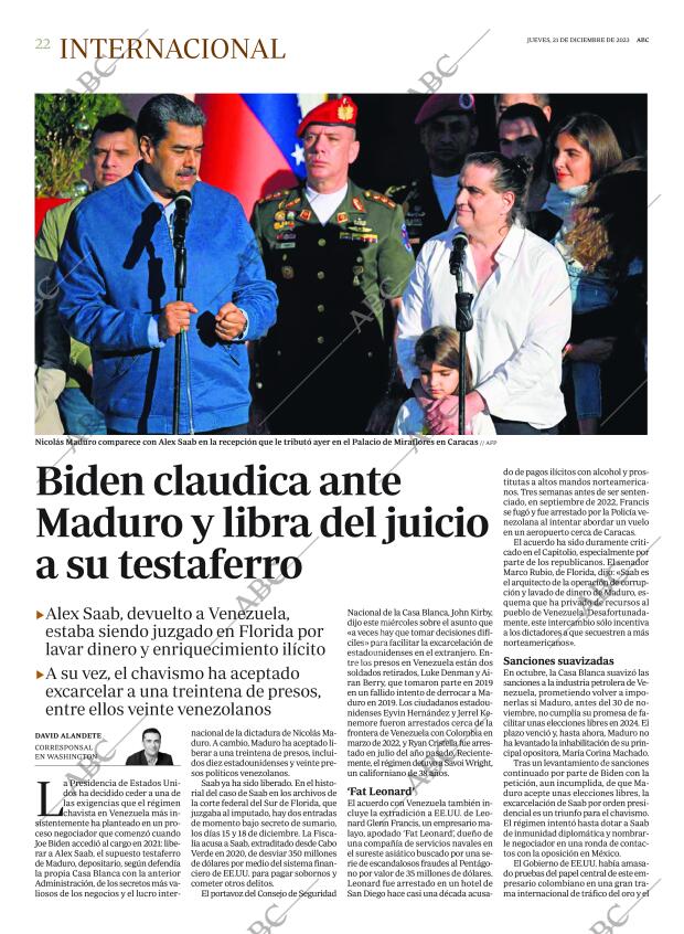 ABC MADRID 21-12-2023 página 22
