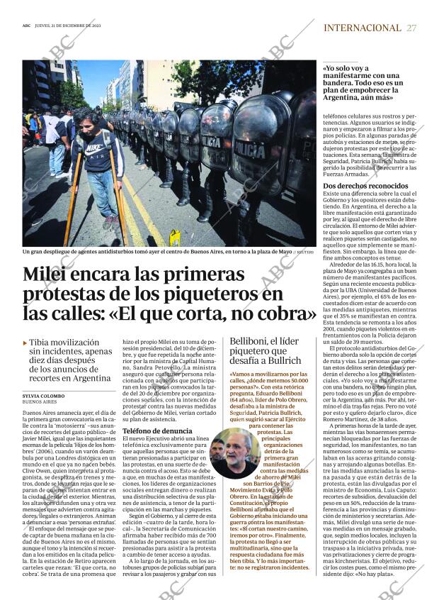 ABC MADRID 21-12-2023 página 27