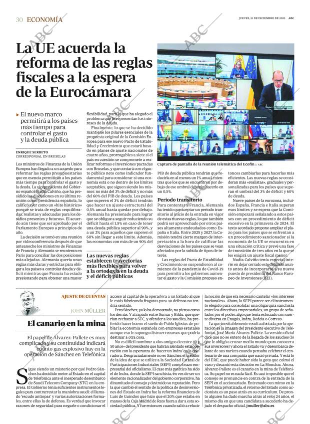 ABC MADRID 21-12-2023 página 30