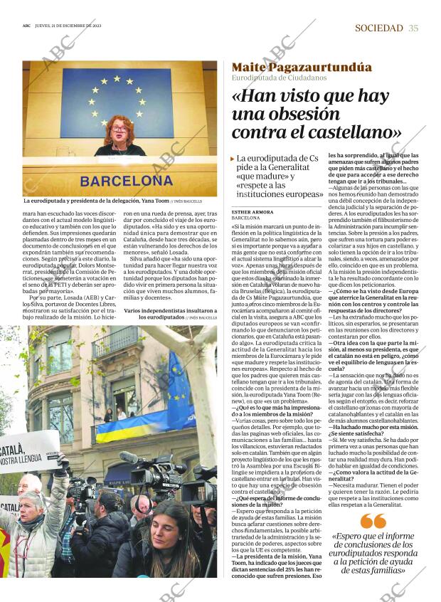 ABC MADRID 21-12-2023 página 35