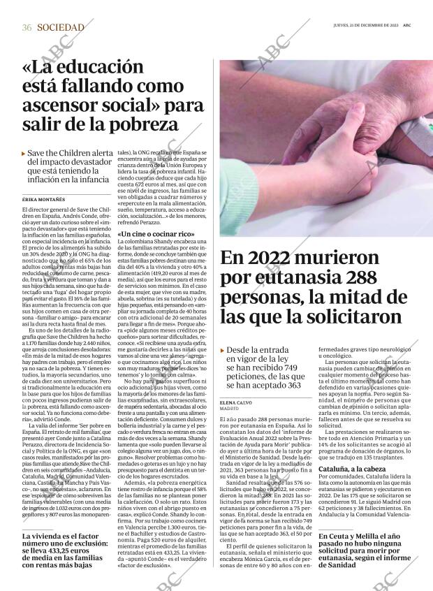 ABC MADRID 21-12-2023 página 36