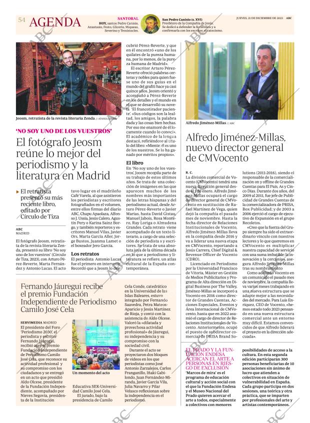 ABC MADRID 21-12-2023 página 54
