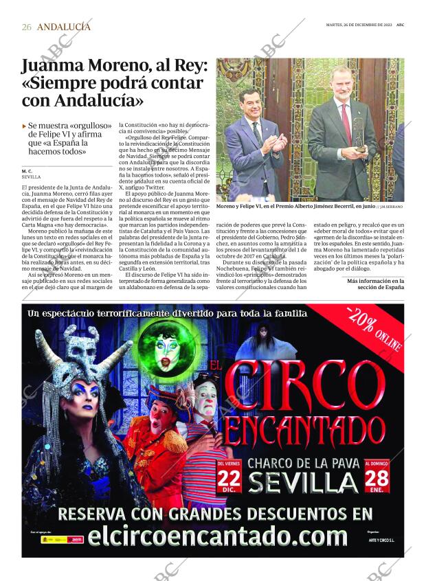 ABC SEVILLA 26-12-2023 página 26