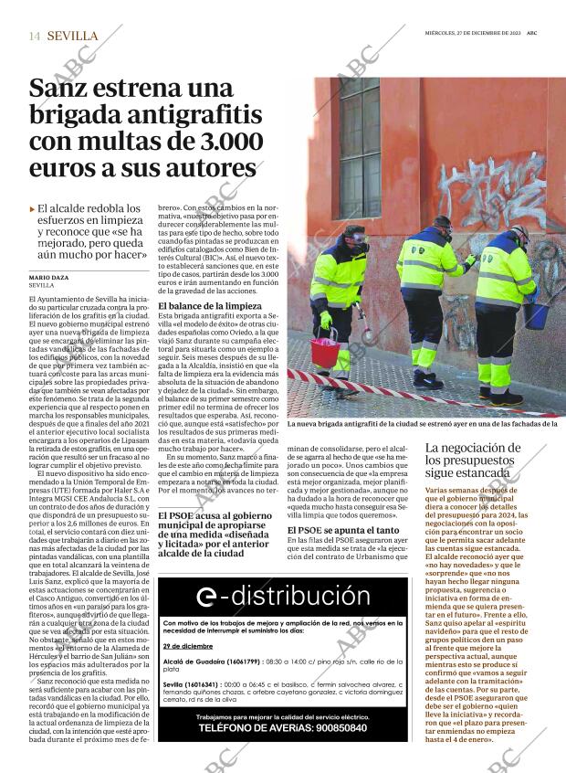 ABC SEVILLA 27-12-2023 página 14