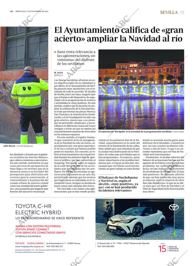 ABC SEVILLA 27-12-2023 página 15